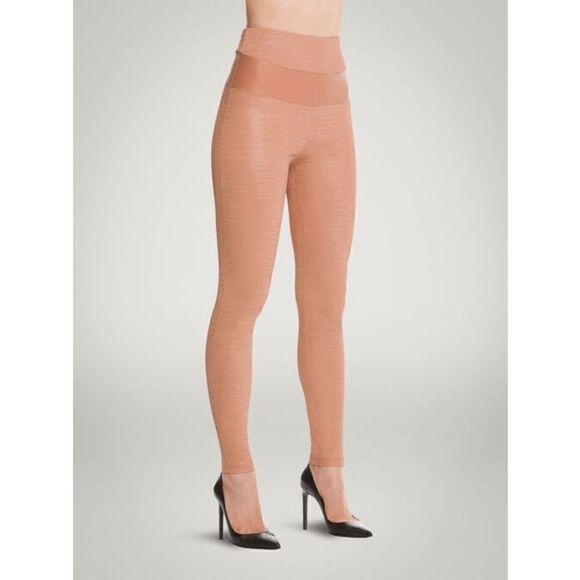 Wolford Pants - NWT Wolford Croco Leggings Nude color 10